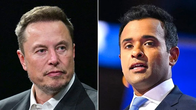 Elon Musk and Vivek Ramaswamy